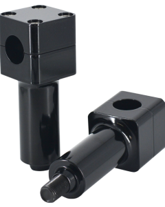 Wild 1 One WO534GB Gloss Black 4" Risers Harley Springer 90-06