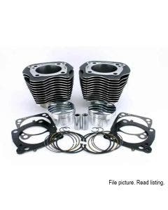 Zipper’s Big Bore Cyl Kit Dished Pistons 124 Harley Milwaukee Eight 17-Up