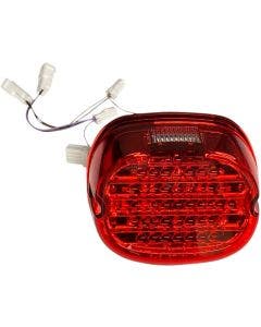 Custom Dynamics Low Profile LED Light Integrated Indicators w/ Window Red Lens