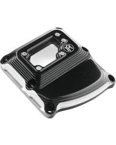 Performance Machine Black Cut Vision Series Transmission Covers Harley M8 17-Up