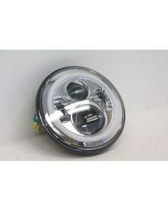New 7" LED Projector Daymaker Style Chrome Halo Headlight Harley Touring Models