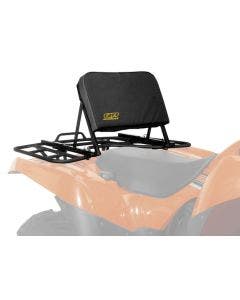 QuadBoss ATV Backrest Black Heavy-duty Foldable Fits Most Racks TX318