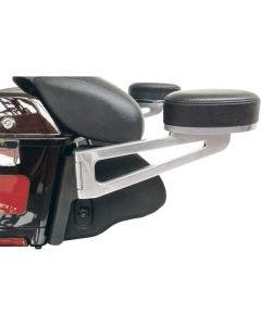 Rivco HD094 Chrome Billet Adjustable Passenger Armrests Harley FLH/T 84-13
