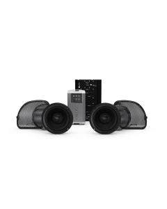 Rockford Fosgate Stage 2 400W Amp 2 Speaker Radio Audio Kit Harley  FLH 14-Up
