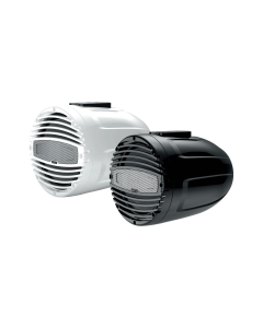 Hertz Marine HTX 8 M-FL-W White Tower Coaxial Flat Speaker 8" Boat UTV Jeep 12V