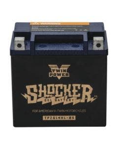 Twin Power Shocker Gel Battery 12V 220cca YTX14L OE Rep 65958-04A Harley 04-Up