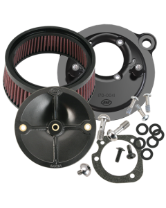 S&S 170-0093 Stealth Air Cleaner Kit w/o Cover Harley Sportster Stock Carb 91-06