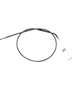 Magnum KARBONFIBR 31 7/8" Throttle Cable Smooth 45 Degree Harley Big Twin 84-17