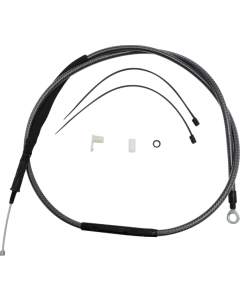 Magnum KARBONFIBR 64 11/16" High-Efficiency Polished Clutch Cable Harley 06-Up