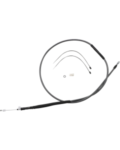 Magnum KARBONFIBR 68 11/16" High-Efficiency Polished Clutch Cable Harley 08-Up