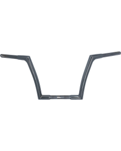 FBI Fat Baggers Chrome 1-1/4" EZ Install Flat Top 12" Handlebar Harley 86-Up
