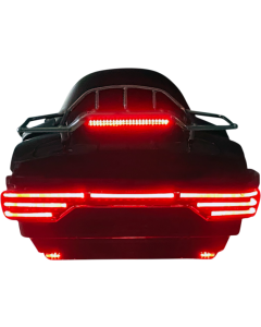 Custom Dynamics ProBeam LED Light Bar Tour Pack Red Lens Harley Tour Pak 14-Up
