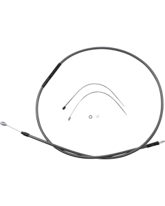 Magnum KARBONFIBR 68 11/16" High-Efficiency Polished Clutch Cable Harley 87-06