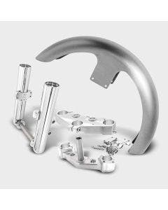 HHI Hawg Halters Kit# 2 X23 Raked 49mm Triple Tree Front End Builders End Kit 14-19 FLH