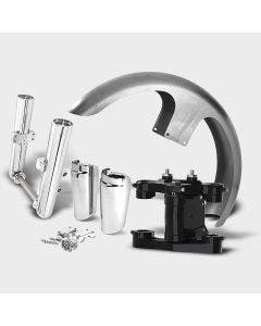 HHI Hawg Halters Kit# 4 X26 Raked 49mm Triple Tree Fender Front End Builders Kit 14-19 FLH/X