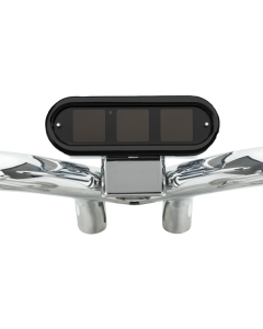 Dakota Digital MLX-9000 Series Speedometer Gauge Black Oval Harley Databus 04-13