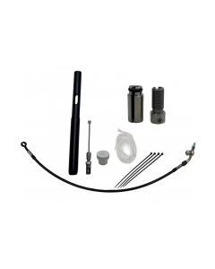 FBI Fat Baggers Black Braided +4" Cable Extension + Adjustor Harley FLTR 21