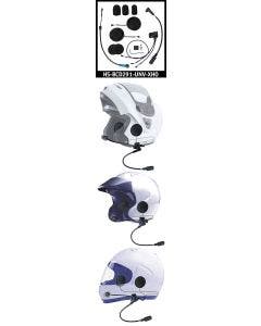 J&M Performance 291 Series Helmet Speaker Headset Universal HS-BCD291-UNV-XHO