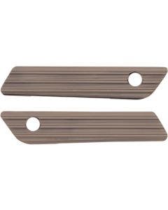 Arlen Ness 03-617 Titanium Saddlebag Latch Covers Billet Pair Harley Touring 14-21