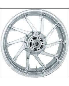 Coastal Moto Chrome Hurricane 3D 18" Rear Cast Wheel Only Harley 09-22 ABS