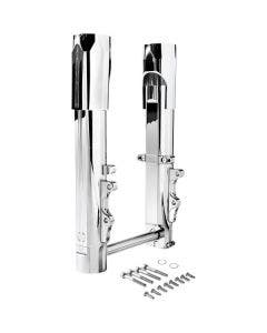 Performance Machine Chrome Lower Fork Leg Dual Disc Phatour 180 Wide Tire Kit