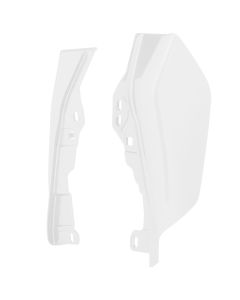 Hogworkz Crushed Ice Pearl Mid-Frame Air Deflectors for Harley Touring 09-24
