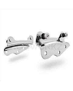 Hogworkz Chrome 4 Point Docking Hardware Harley 09-13 FL Repl 54205-09A