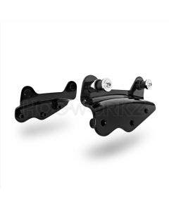 Hogworkz Black 4 Point Docking Hardware Harley 09-13 FLH/T Repl 54205-09A