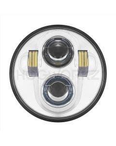 Hogworkz Chrome 5 3/4" LED Harley Daymaker Style Headlight V-Rod Softail Dyna 