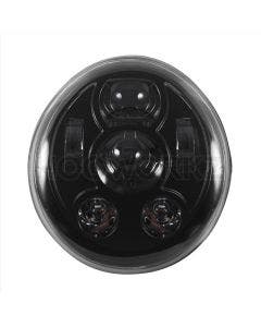 Hogworkz HW195209 Blackout V-Rod '02-'17 Replacement LED Headlight
