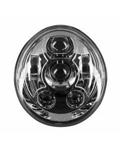 Hogworkz HW195210 Chrome V-Rod '02-'17 Replacement LED Headlight