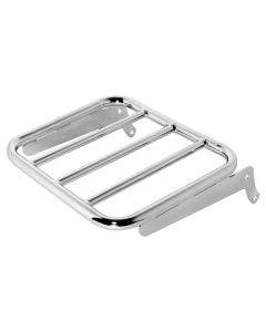 Hogworkz Harley Softail Chrome Luggage Rack Add-On for Sissy Bar Backrest '18-'24