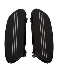 Hogworkz Driver Floorboards for Harley Touring & Softail '86-'24 Black