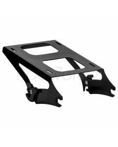 Hogworkz Black Detachable Two-Up Tour Pack Pak Mount Harley Touring 09-Up