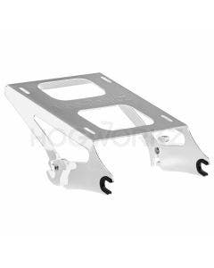 Hogworkz Chrome Detachable Two-Up Tour Pack Pak Mount Harley Touring 09-Up