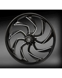 RC Components Hydro Black Eclipse Wheel & Tire Package for Harley Models 