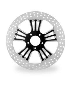 Performance Machine PM Icon Black Platinum Cut Front 13" Brake Rotor Harley