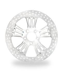 Performance Machine PM Icon Polished Front 13" Brake Rotor Harley 00-16