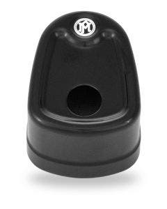 Performance Machine Black Smooth Ignition Switch Cover Harley FLH/T 14-20