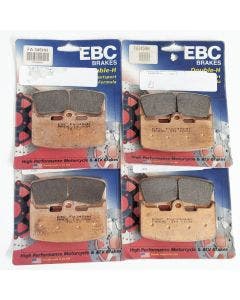 EBC FA345HH Double-H Sintered Pads Rpl OE H0300-2AB Four Pack Buell XB 02-10