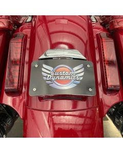 Custom Dynamics Chrome License Plate Assembly Harley CVO Road Street Glide 14-Up