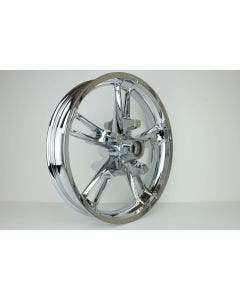 Harley Chrome Front 19" Enforcer Wheel for Harley 14-20 FLH/X Chromed