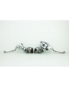 Custom Chrome Single Disc 9/16" Handlebar Controls for Harley 96-06