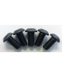 5 Black Harley Rear Brake Rotor Bolts Softail Dyna Touring HD 3/8"-16 X 1"