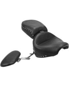 Buy Mustang 79190 Two-Piece Studded Seat w/Driver Backrest 99-15 Yamaha Road Star 0810-0407 08100407 489305 from Eastern Performance Cycles. Great prices and free shipping!