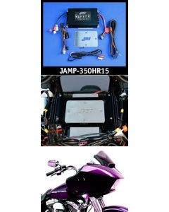 J&M ROKKER XXR 350 Watt 2-Channel Amplifier Kit 15-19 Harley Road Glide FLTR/X