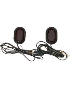 Custom Dynamics Plug & Play PLUGZ Antenna Grommet LED Lights Black Smoke Lens