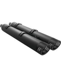 Freedom Performance Exhaust 4" Slip-On Black w/ Racing Tips Indian Touring
