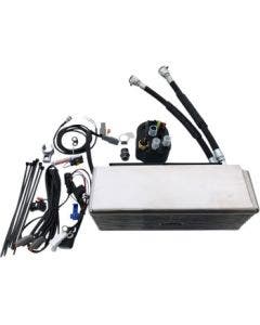 UltraCool DY-1SS Stainless Steel Oil Cooler Kit 99-17 Harley-Davidson FXD FXDWG