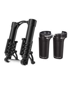 Arlen Ness Method No Flex Fork Legs + Guards Radial Caliper Harley Touring 14-Up